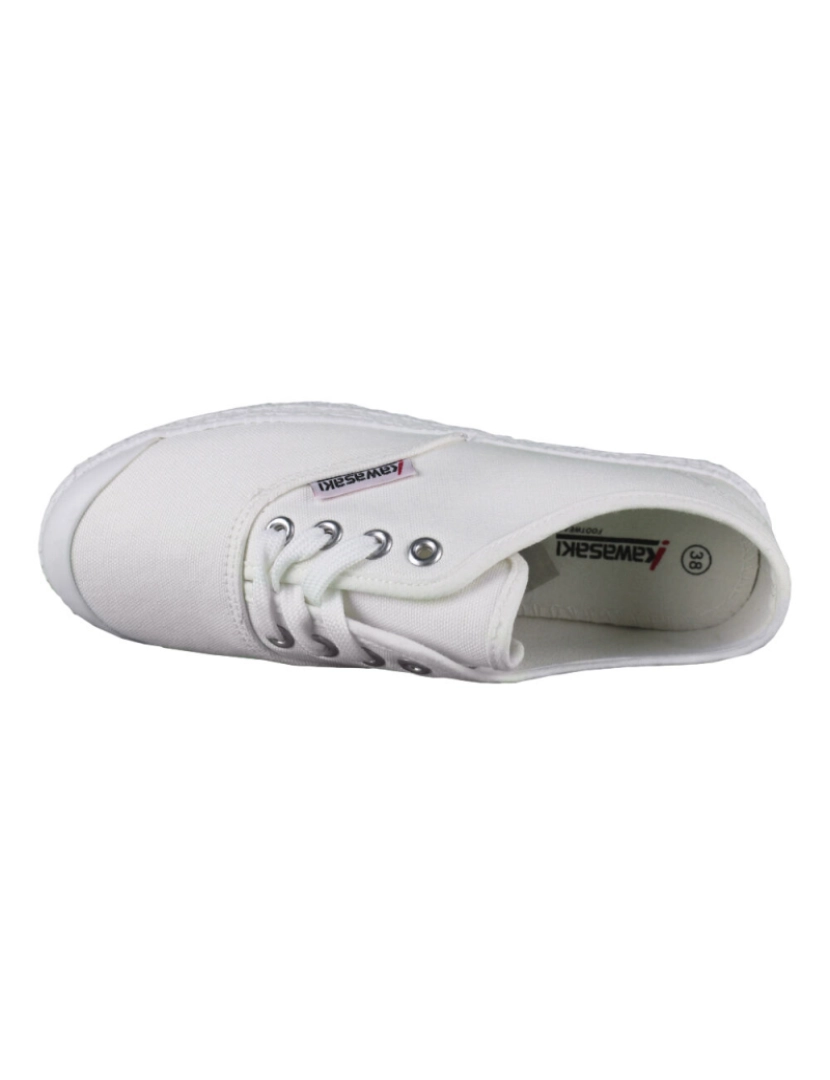 imagem de Kawasaki Sapatos de lona base K202405 1002 Branco4