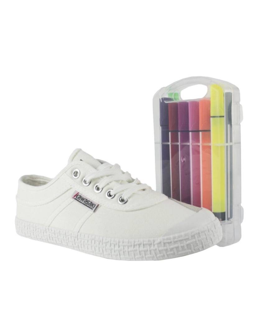 imagem de Kawasaki I Am Canvas Shoes K22261 1002 Branco2