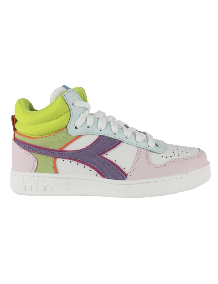 Diadora - Diretrizes Cesta mágica meia Wn cesta mágica meia C9736 Branco/Potpurri/azul Gras