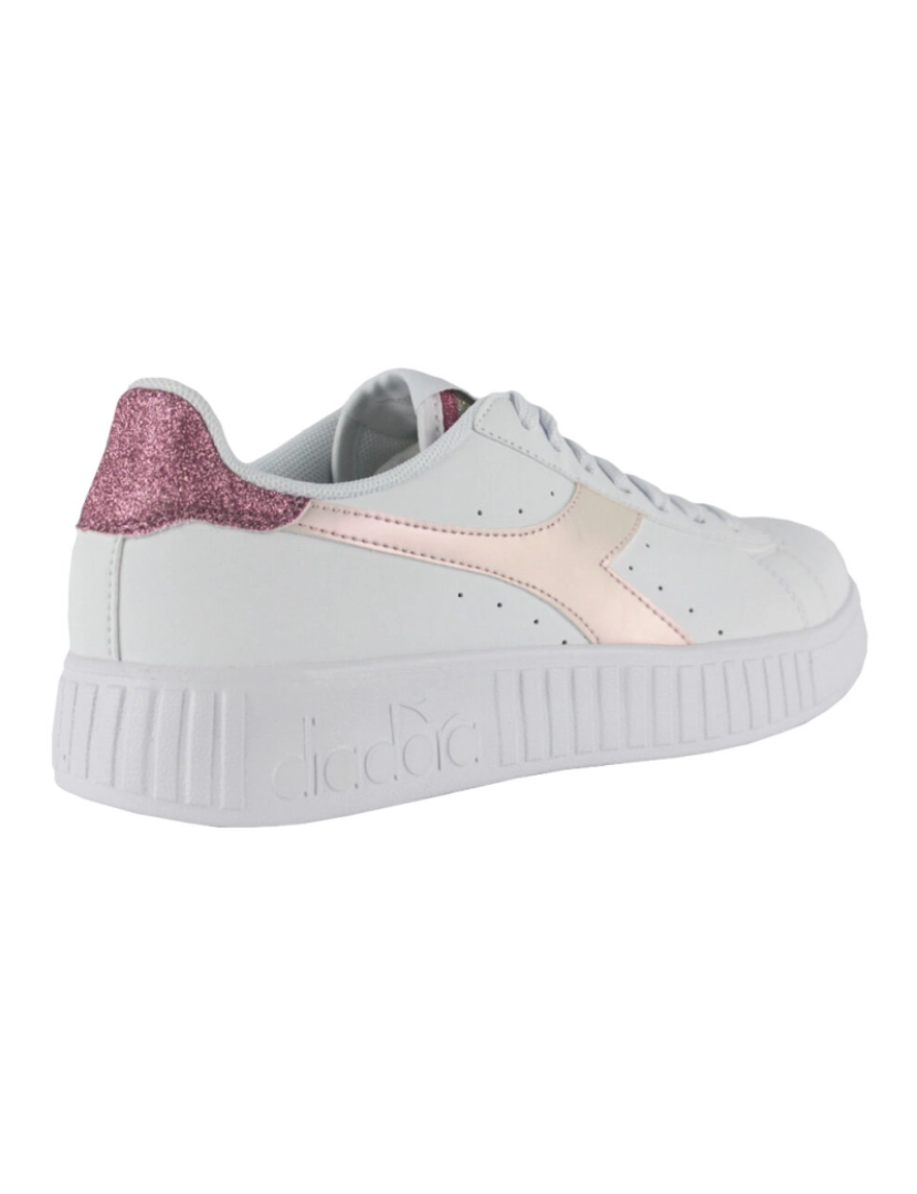 imagem de Diadora Step P Glitter Rainbow 101.178338 01 C3113 Branco/Pink Lady4