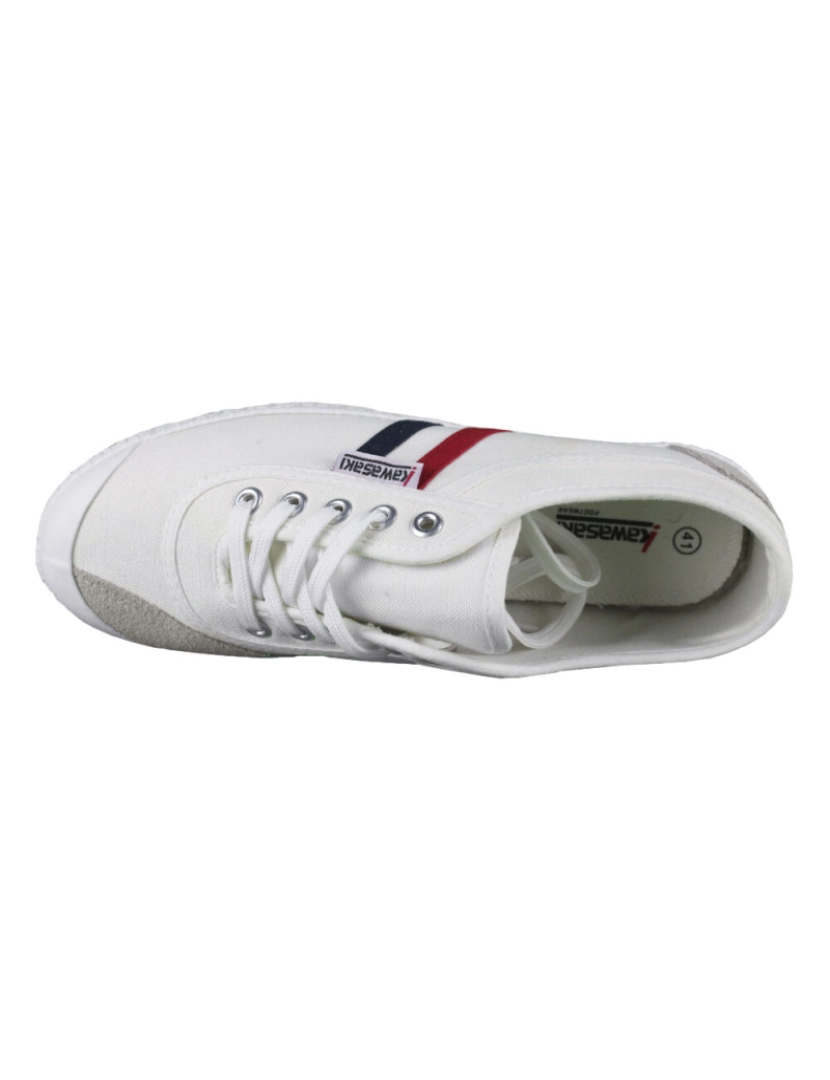 imagem de Kawasaki Retro sapatos de lona K192496 1002 Branco4