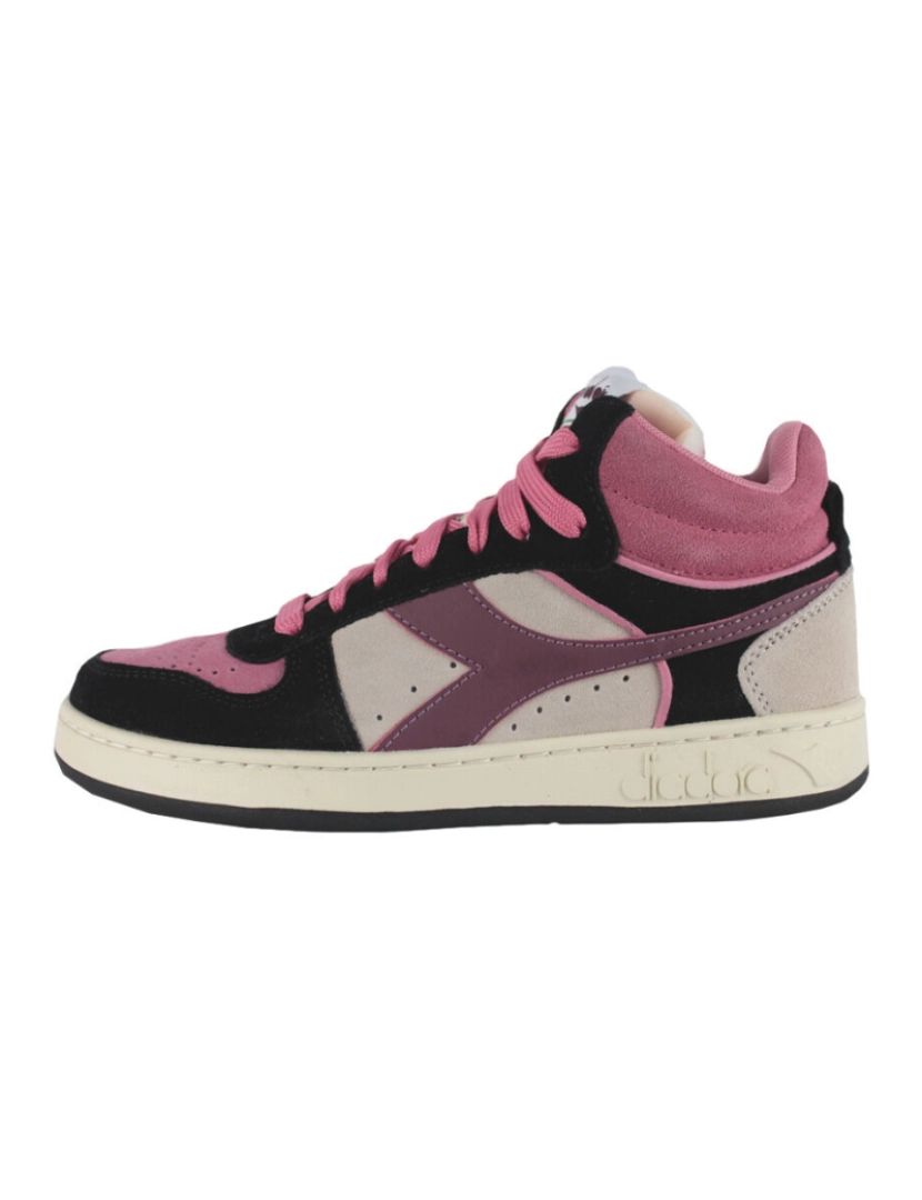 Diadora - Diretrizes Cesta mágica meia camurça Wn 501.179012 01 D0111 Prata Peony/Black/Tea Ro