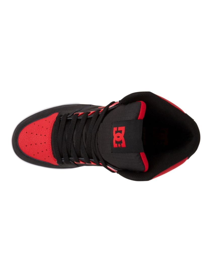 imagem de Sapatos Dc Pure High-Top Wc Adys400043 Ardente Vermelho / Branco/preto (Fwb)4