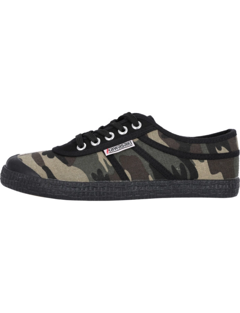 Kawasaki - Kawasaki Camo Canvas Shoes K202417-Es 3038 Olive Night