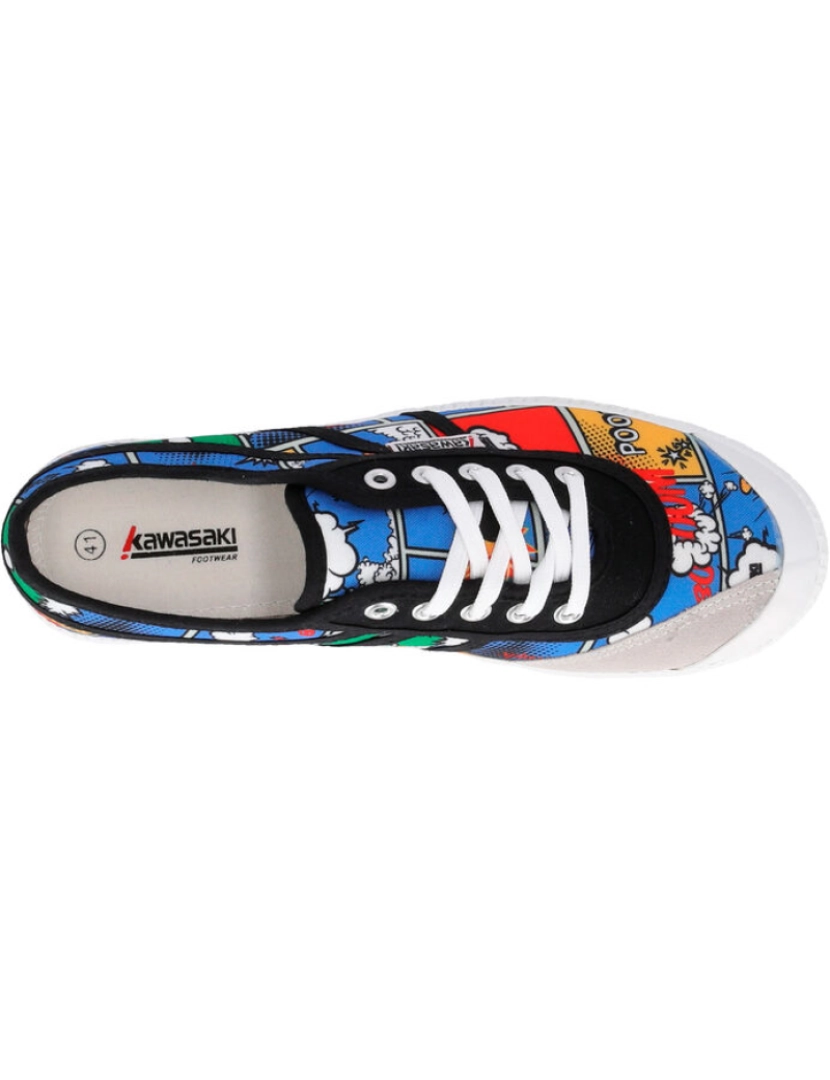 imagem de Kawasaki Cartoon Canvas Shoes 8881 Multi cor4