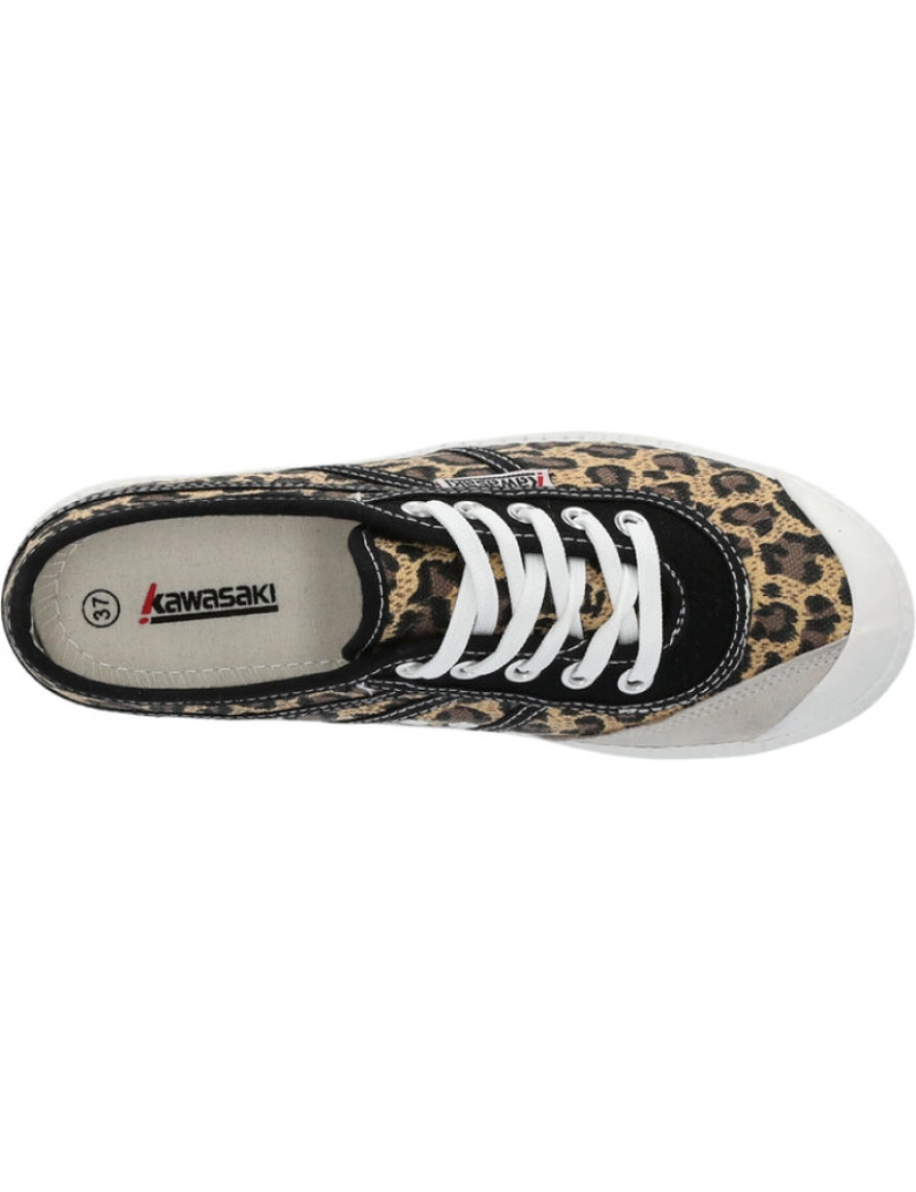 imagem de Kawasaki K-Players Star Canvas Shoes K192029-It's 8002 Leopardo4