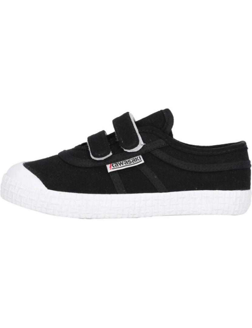 imagem de Original Kawasaki Sapatos para crianças W/Velcro K202432- É 1001 Black1