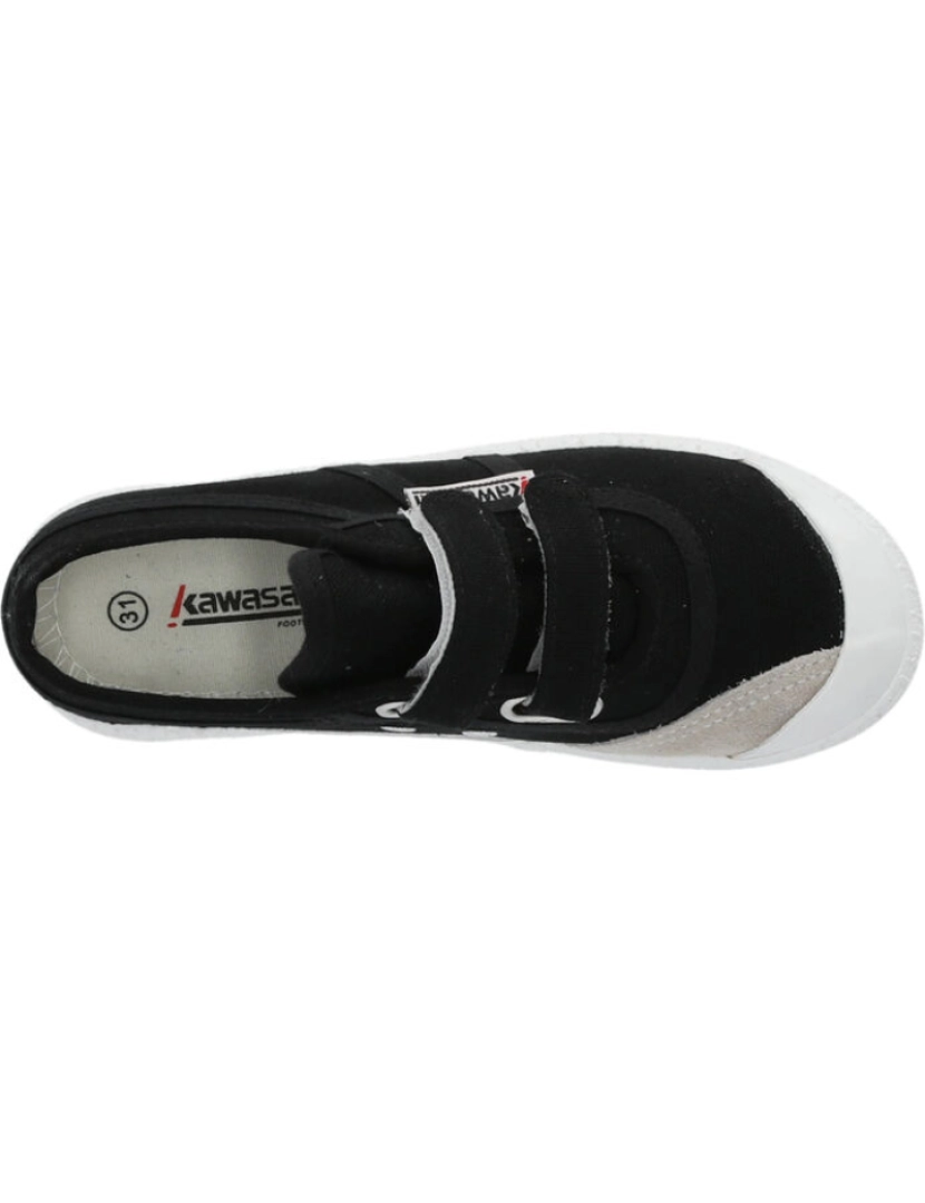 imagem de Original Kawasaki Sapatos para crianças W/Velcro K202432- É 1001 Black4