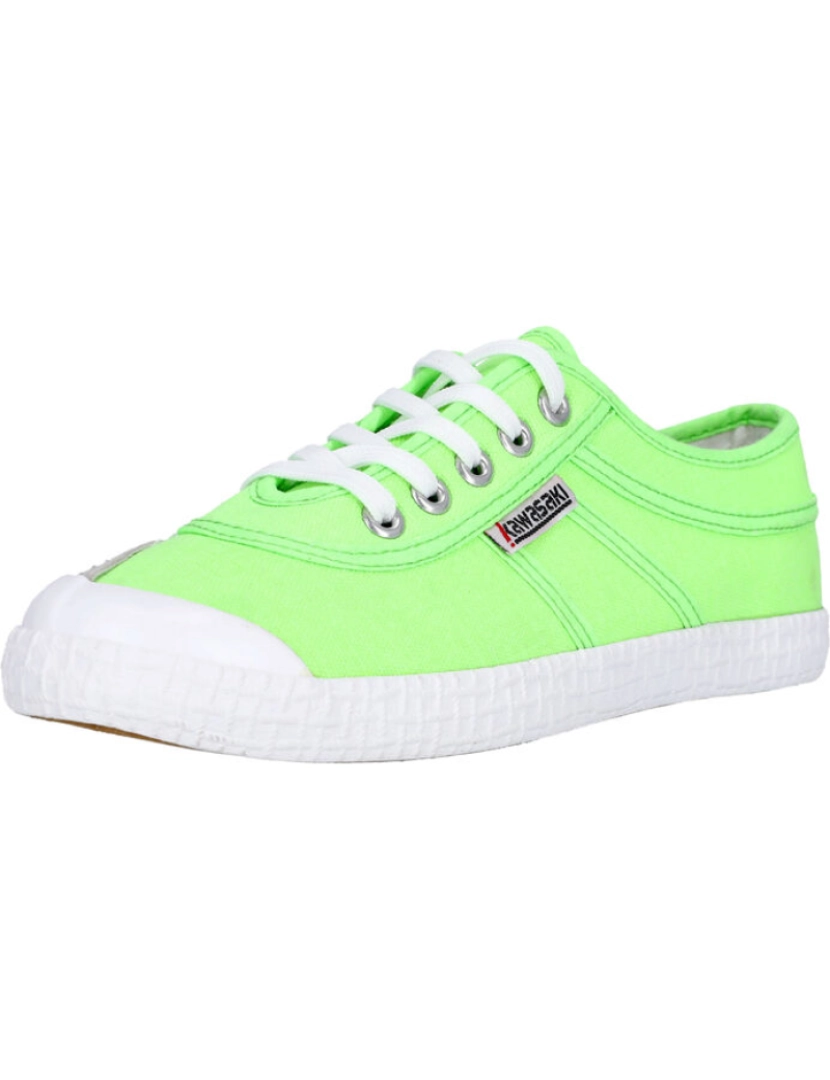 imagem de Kawasaki Original Neon Canvas Shoes K202428-It's 3002 Gecko Verde2