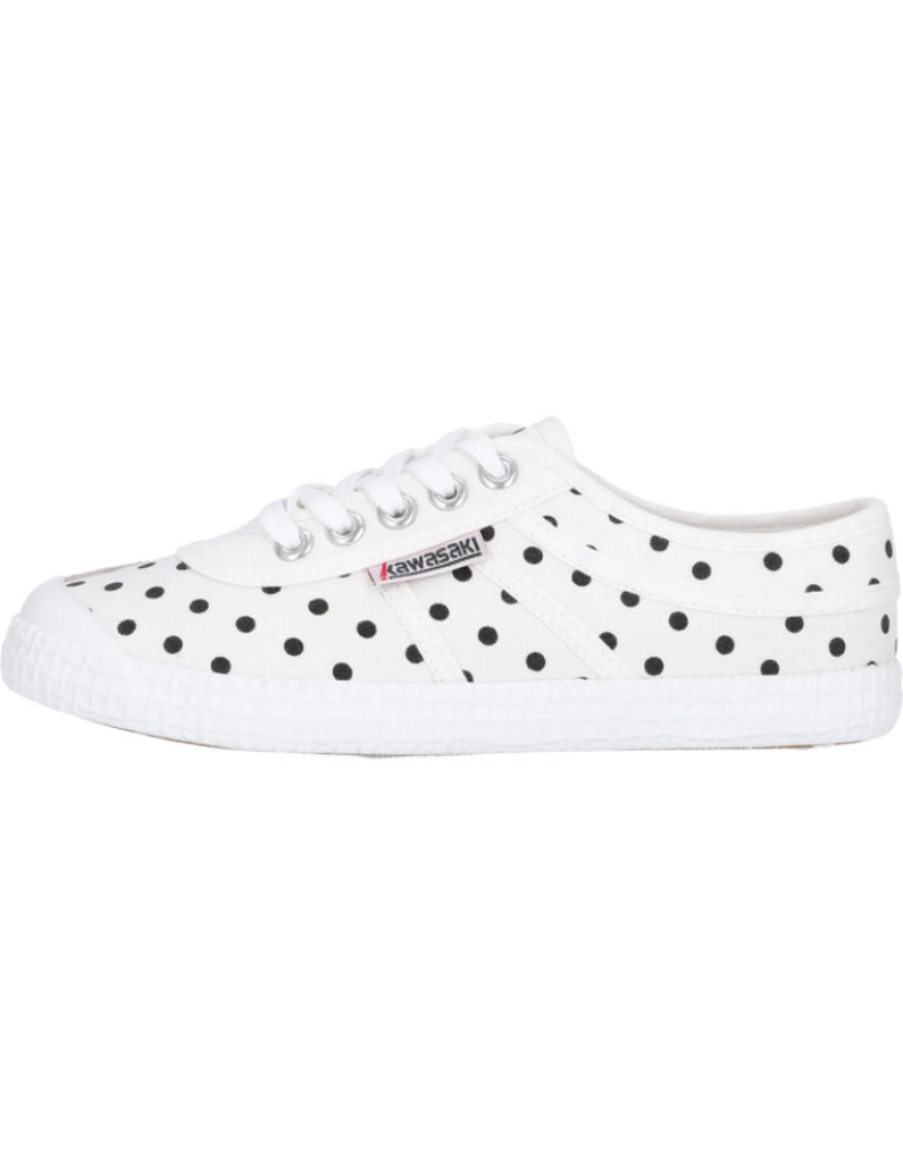 Kawasaki - Kawasaki Polka Canvas Shoes K202421-É 1024 Marshmallow