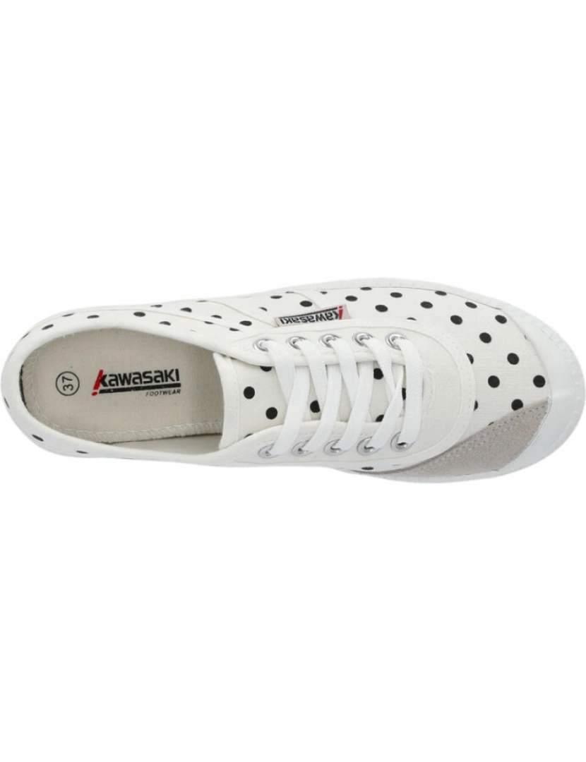 imagem de Kawasaki Polka Canvas Shoes K202421-É 1024 Marshmallow4