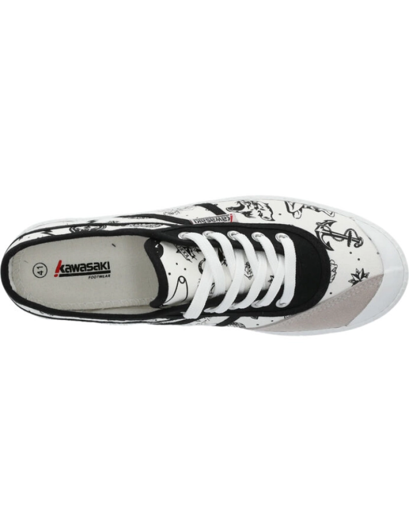 imagem de Kawasaki Tattoo Canvas Shoes K202420-Es 1002 Branco4