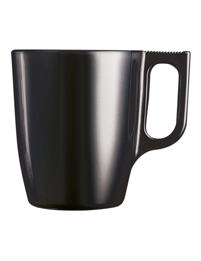 imagem de Caneca Luminarc Flashy Preto 250 ml Vidro (6 Unidades)5