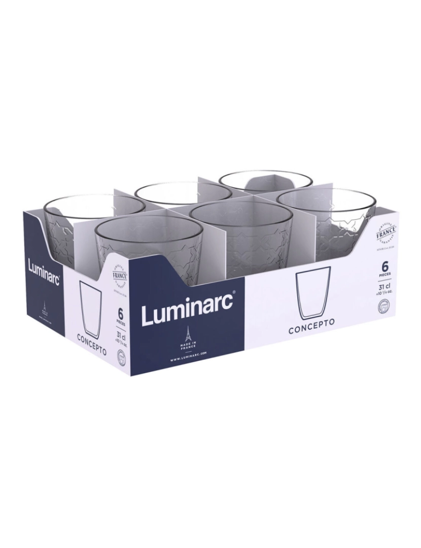 imagem de Copo Luminarc Concepto Transparente Vidro 310 ml (24 Unidades)2