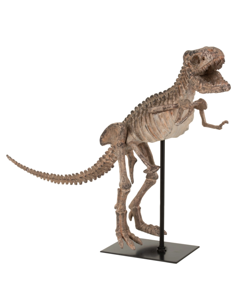 imagem de J-Line Dino T-Rex On Feet Resine Brown Clear1