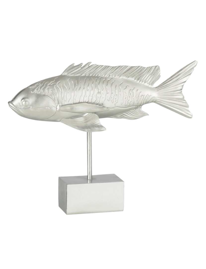 imagem de J-Line Tropical Long Fish + Pés de resina de prata1