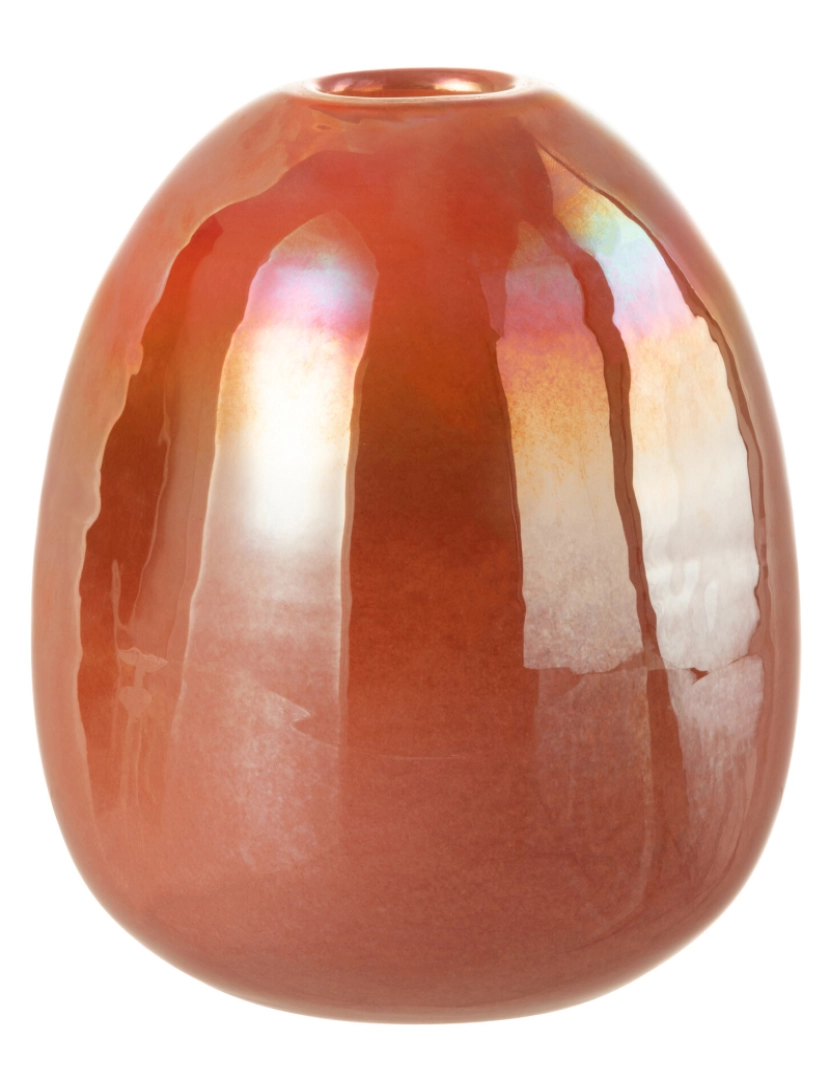 J-Line - J-Line Vase Ball Glass Vermelho Médio