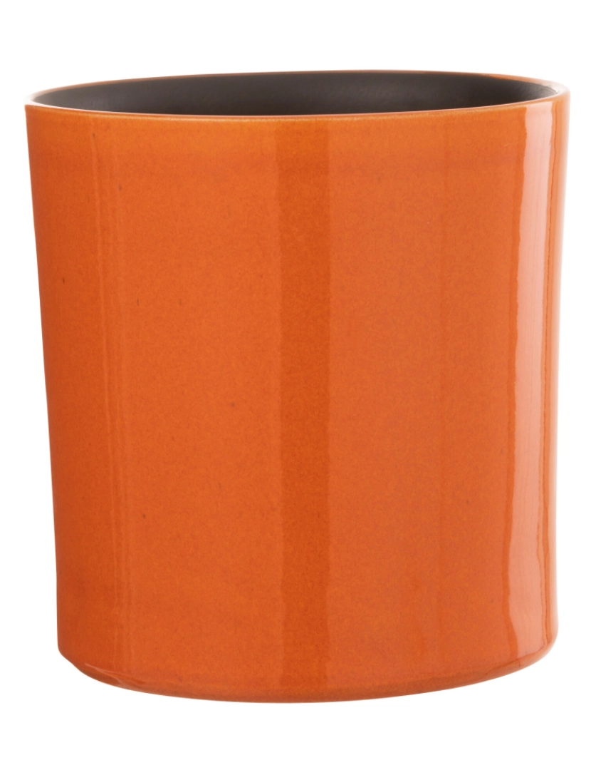 J-Line - J-Line flexível flor pote cerâmica laranja médio