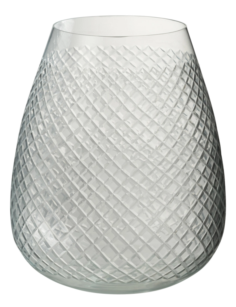 J-Line - Vidro de vaso J-Line transparente médio