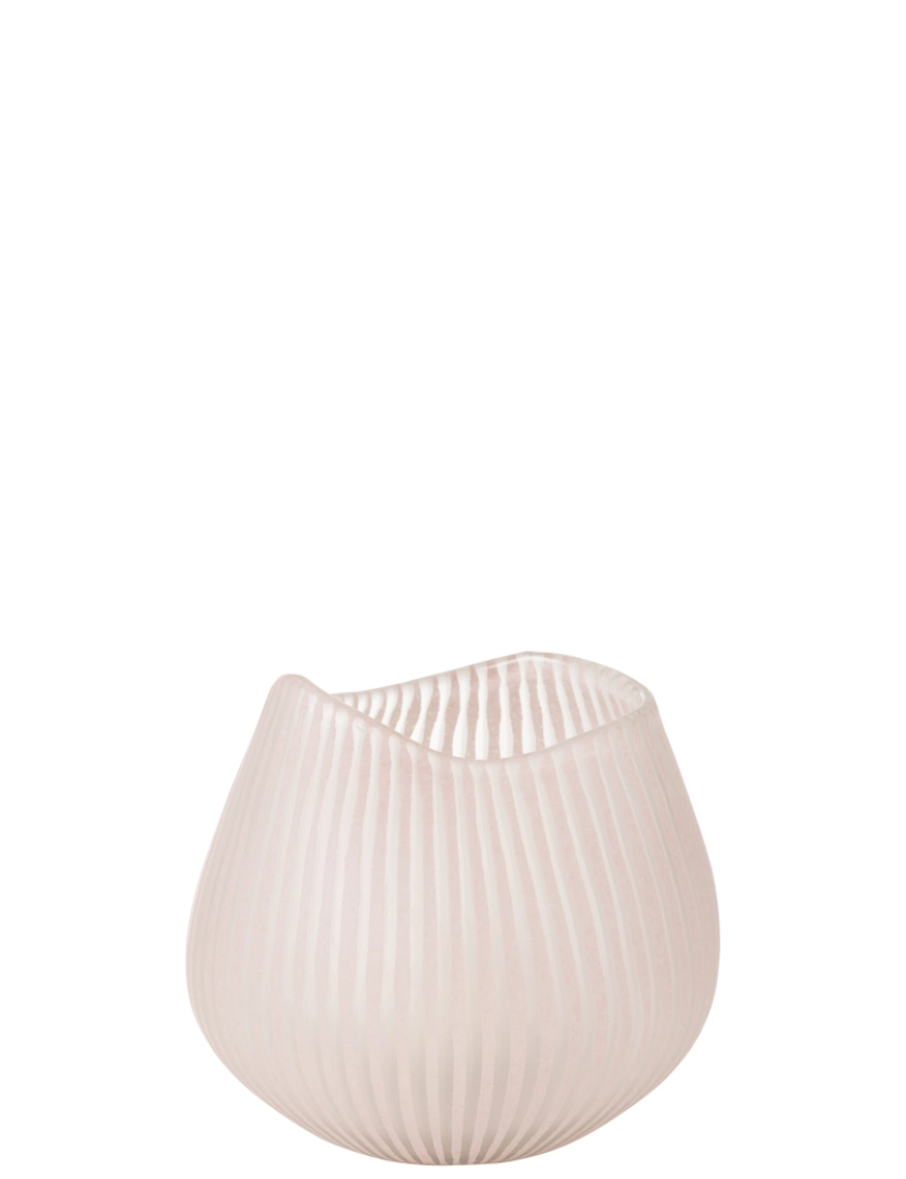 imagem de Linha de vidro de vaso J-Line luz rosa pequena1