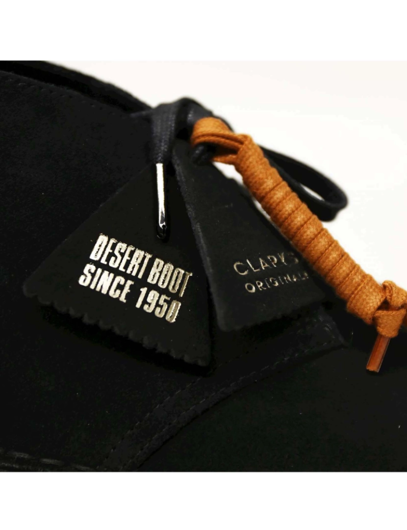 imagem de Sapatos Elegantes Clarks Desert Boot Preto4