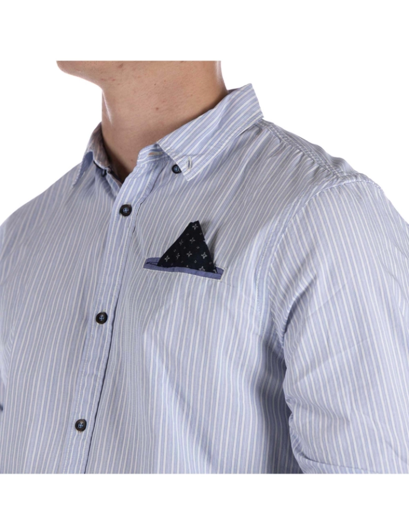 imagem de Camisa Riscas Scotch&Soda Branco Azul5