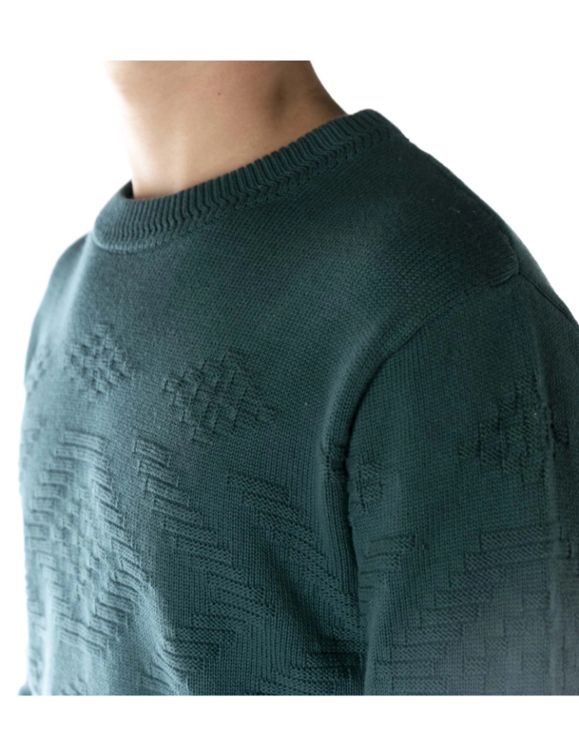 imagem de Camisola Jacquard Scotch&Soda Dip-Dye Verde5