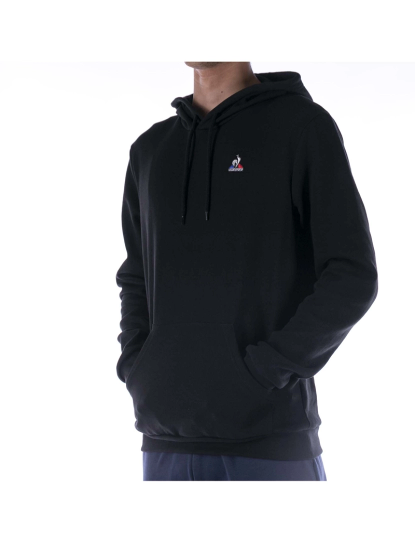 imagem de Le Coq Sportif Ess Hoody N°1 M Camisola Preta4