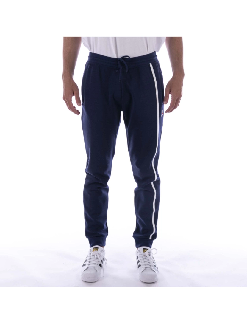 Le Coq Sportif - Calça Le Coq Sportf Isaison 1 Regular Azul