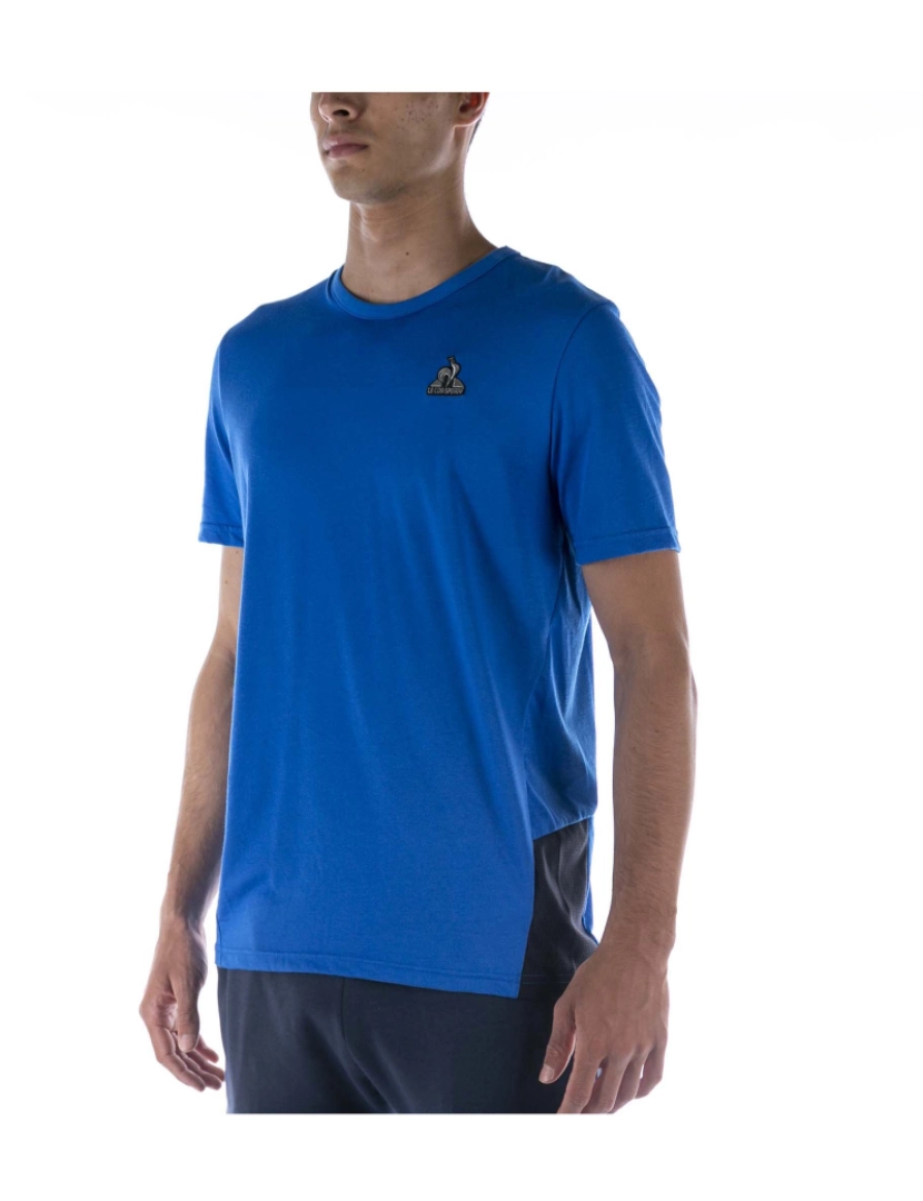 imagem de Camisa La Coq Sportif Tech Tee Ss N°1 M Azul2