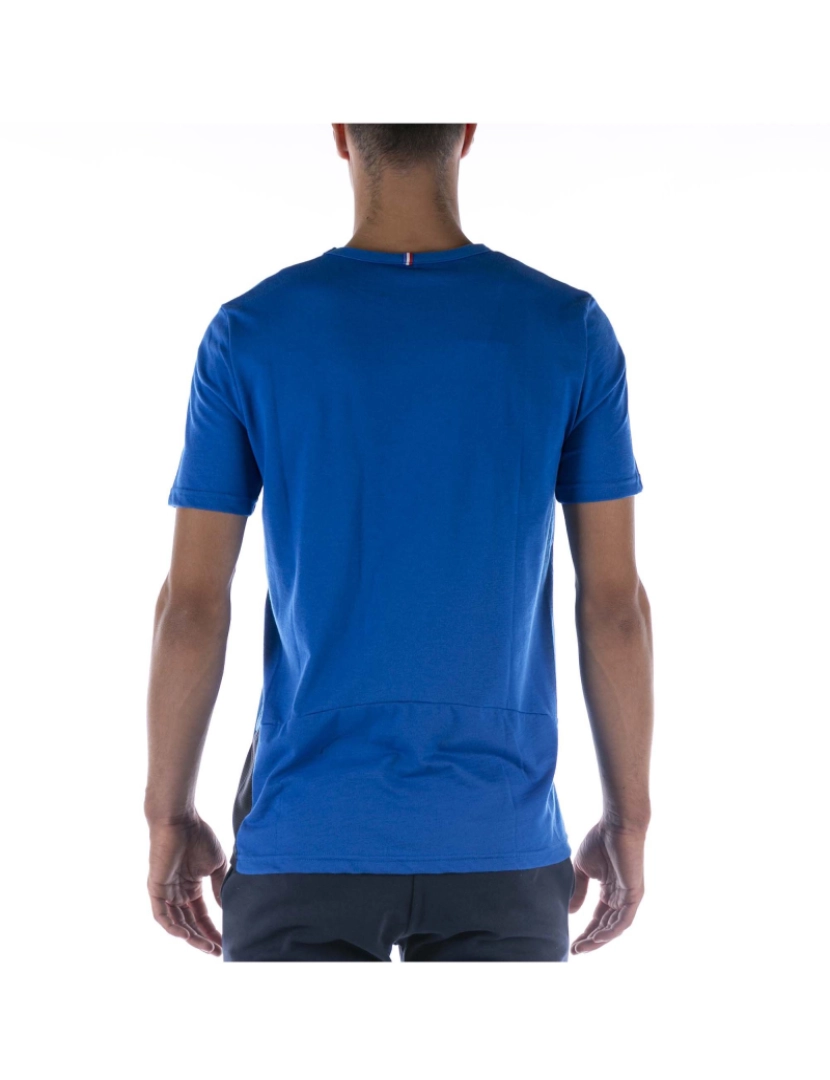 imagem de Camisa La Coq Sportif Tech Tee Ss N°1 M Azul3