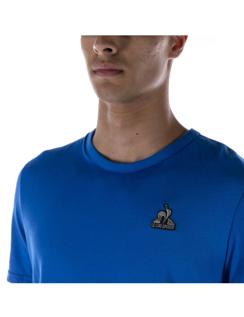 imagem de Camisa La Coq Sportif Tech Tee Ss N°1 M Azul4