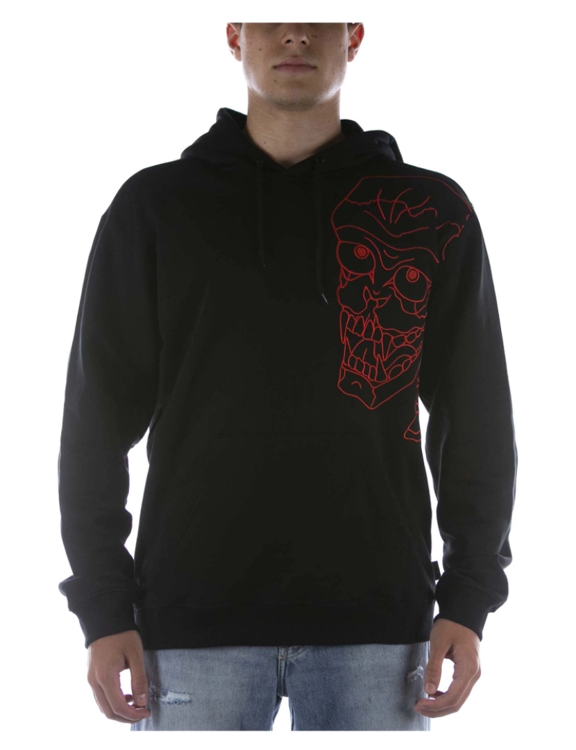 Iuter - Moletom Preto Iuter Skull Hoodie