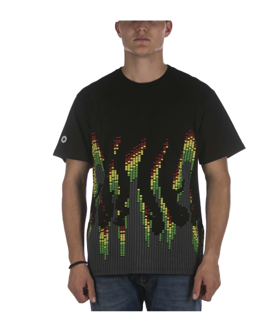 imagem de T-Shirt Preta Octopus Sound Wave Tee1