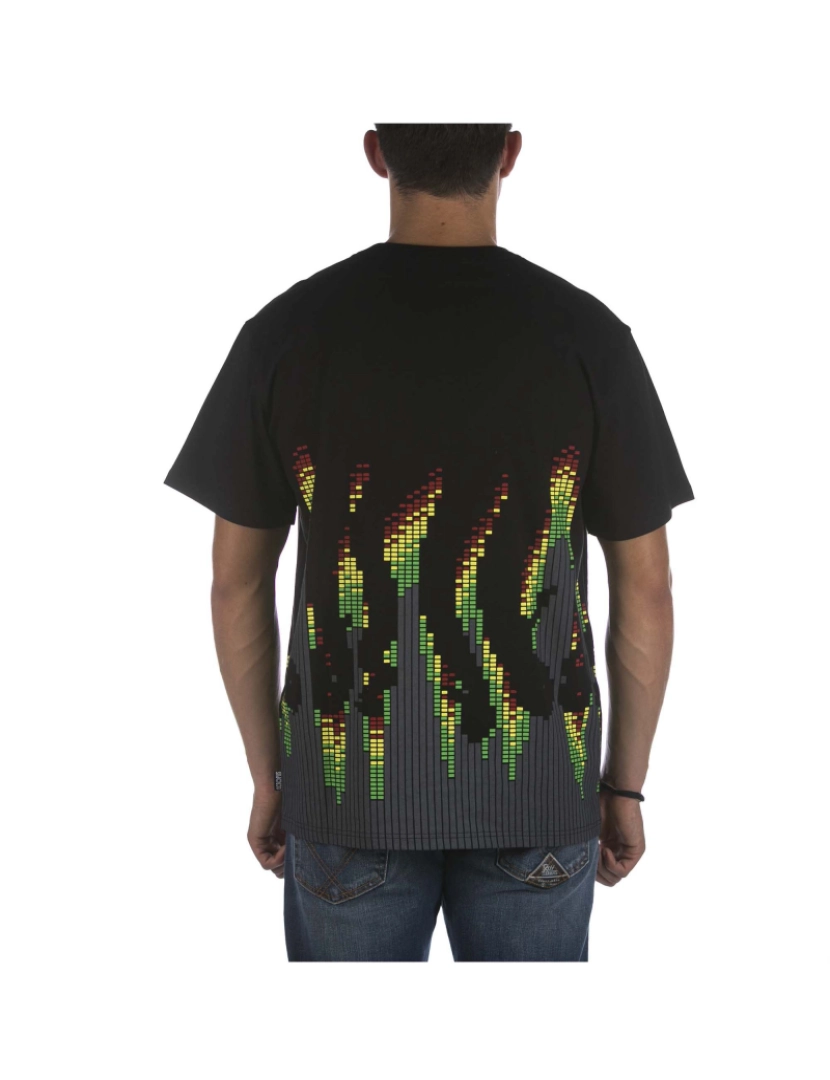 imagem de T-Shirt Preta Octopus Sound Wave Tee3