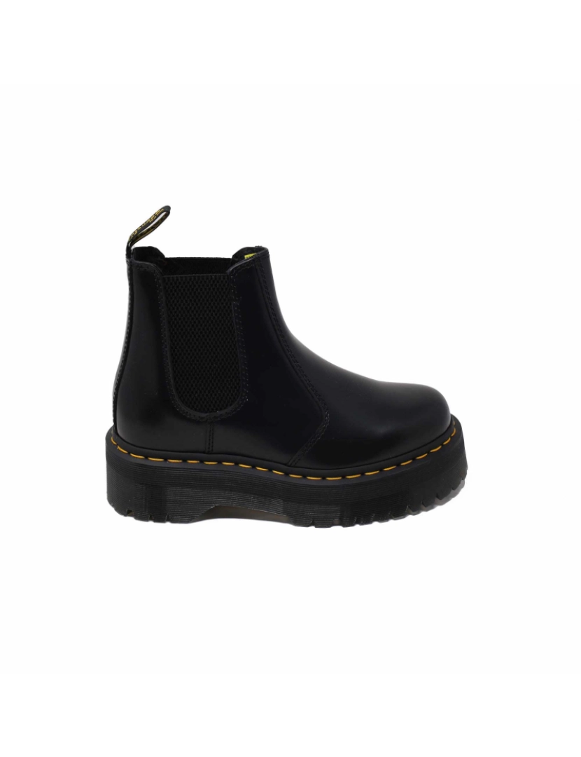 Dr.martens - Bota Dr. Tornozelo Martens 2976 Quad Polido Liso Preto