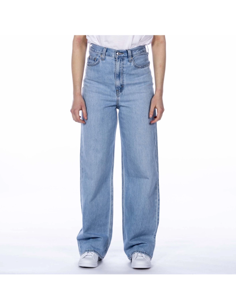 Levis - Levis High Loose Full Circle Blue Jeans