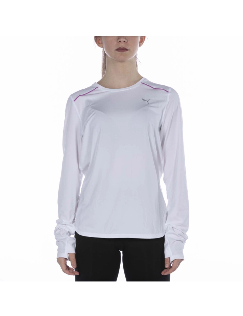 imagem de Camiseta Puma Run Cloudspun Marathon Branca1