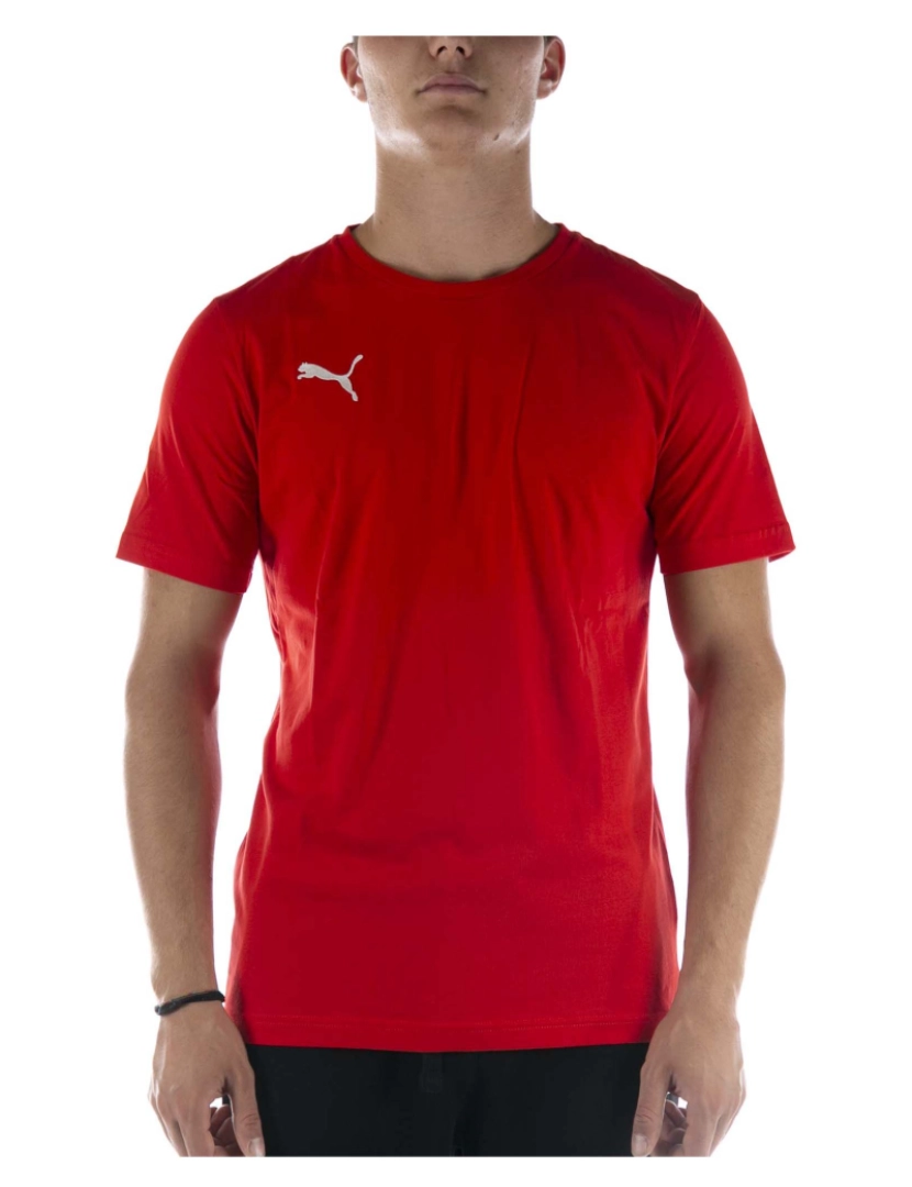 imagem de Camiseta Puma Teamgoal 23 Casuals Tee Vermelha1