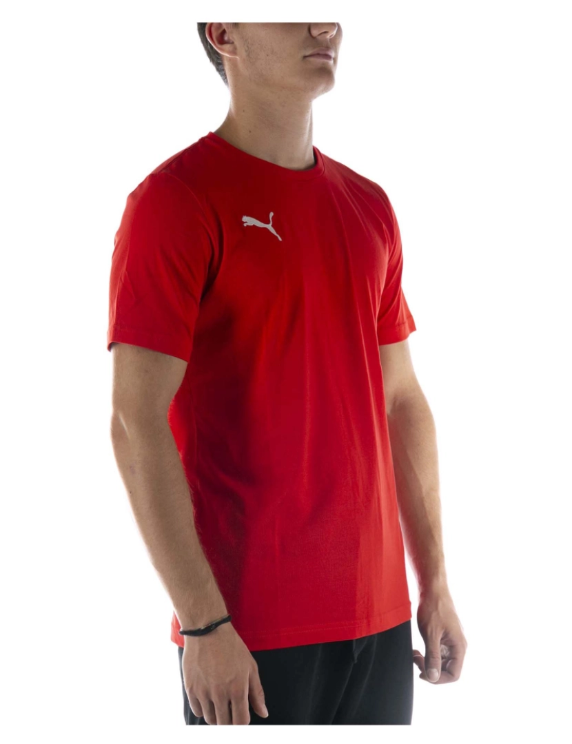 imagem de Camiseta Puma Teamgoal 23 Casuals Tee Vermelha2