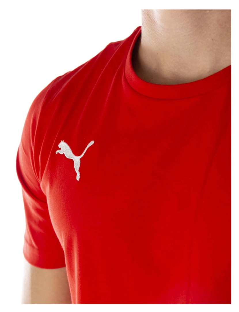 imagem de Camiseta Puma Teamgoal 23 Casuals Tee Vermelha4