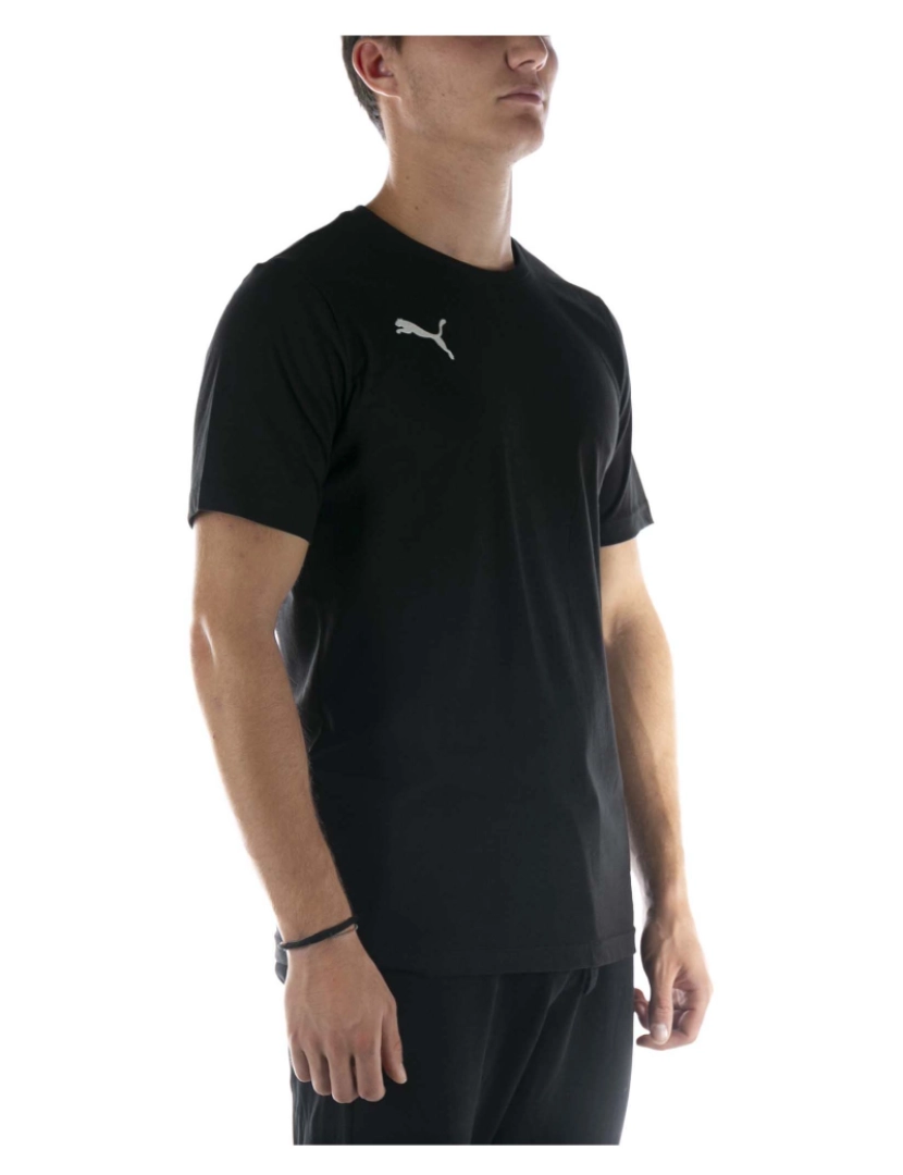 imagem de Camiseta Puma Teamgoal 23 Casuals Tee Preta2