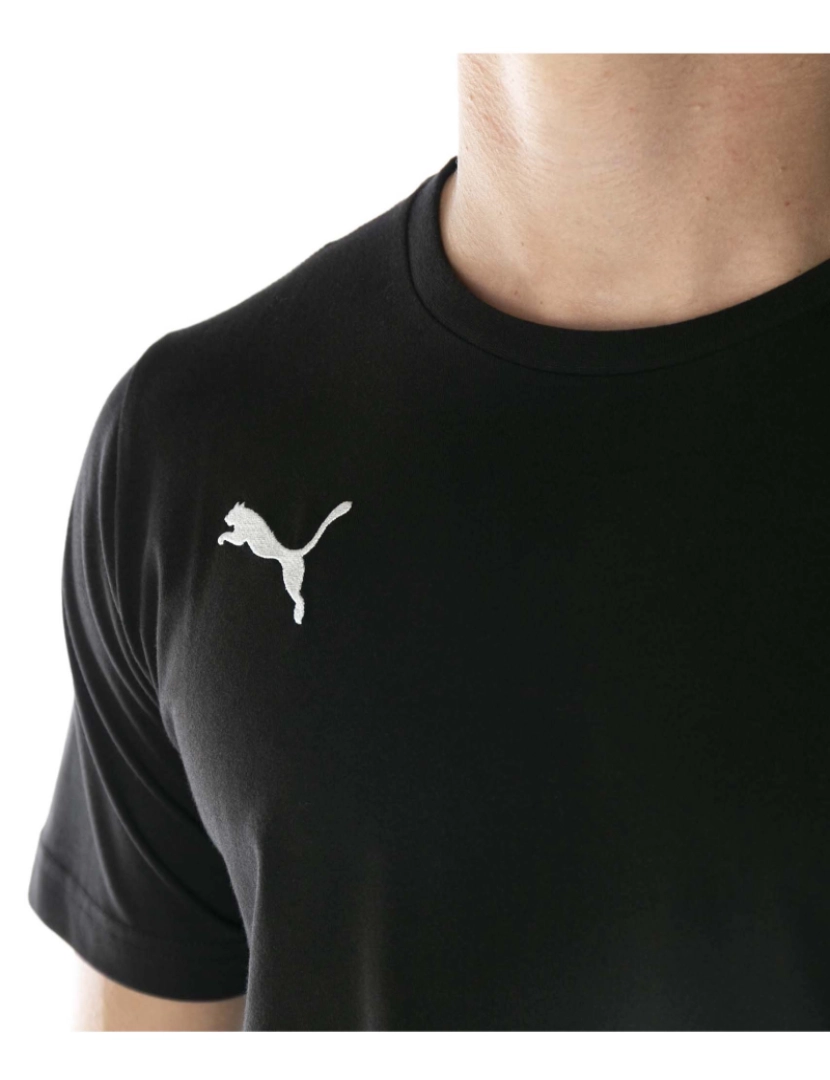 imagem de Camiseta Puma Teamgoal 23 Casuals Tee Preta4