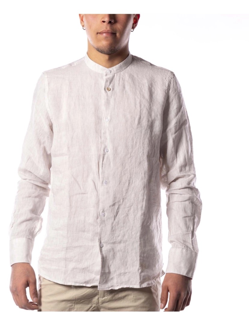 Sl56 - Camisa S.L.56 Em Linho Areia