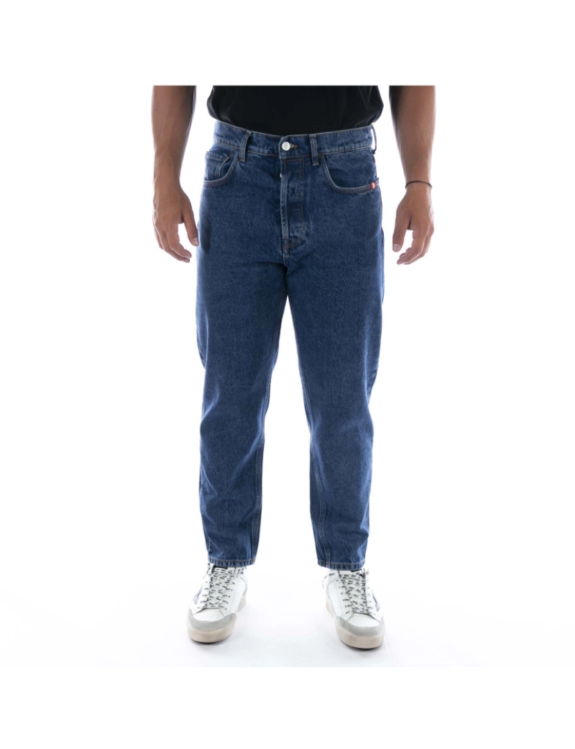 imagem de Jeans Amish Jeremiah Stone Wash Azul1