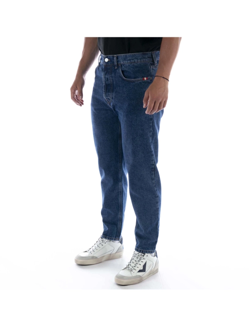 imagem de Jeans Amish Jeremiah Stone Wash Azul2