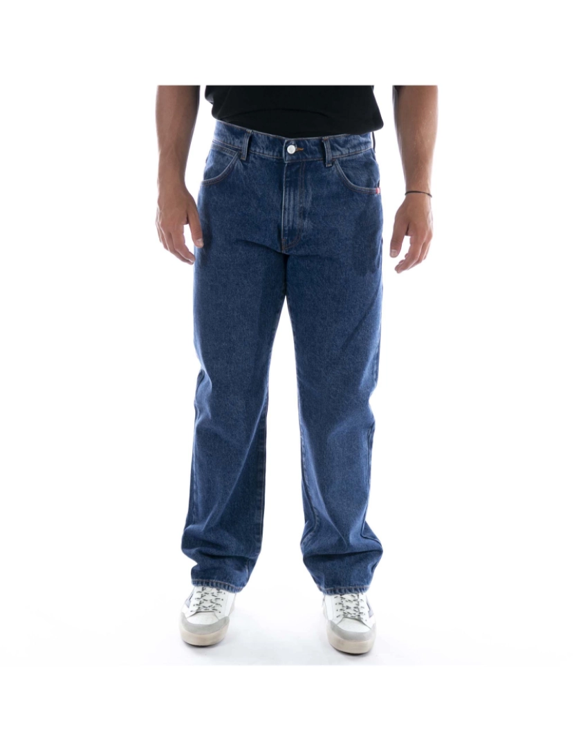 Amish - Calça Amish James Denim Stone Wash Azul