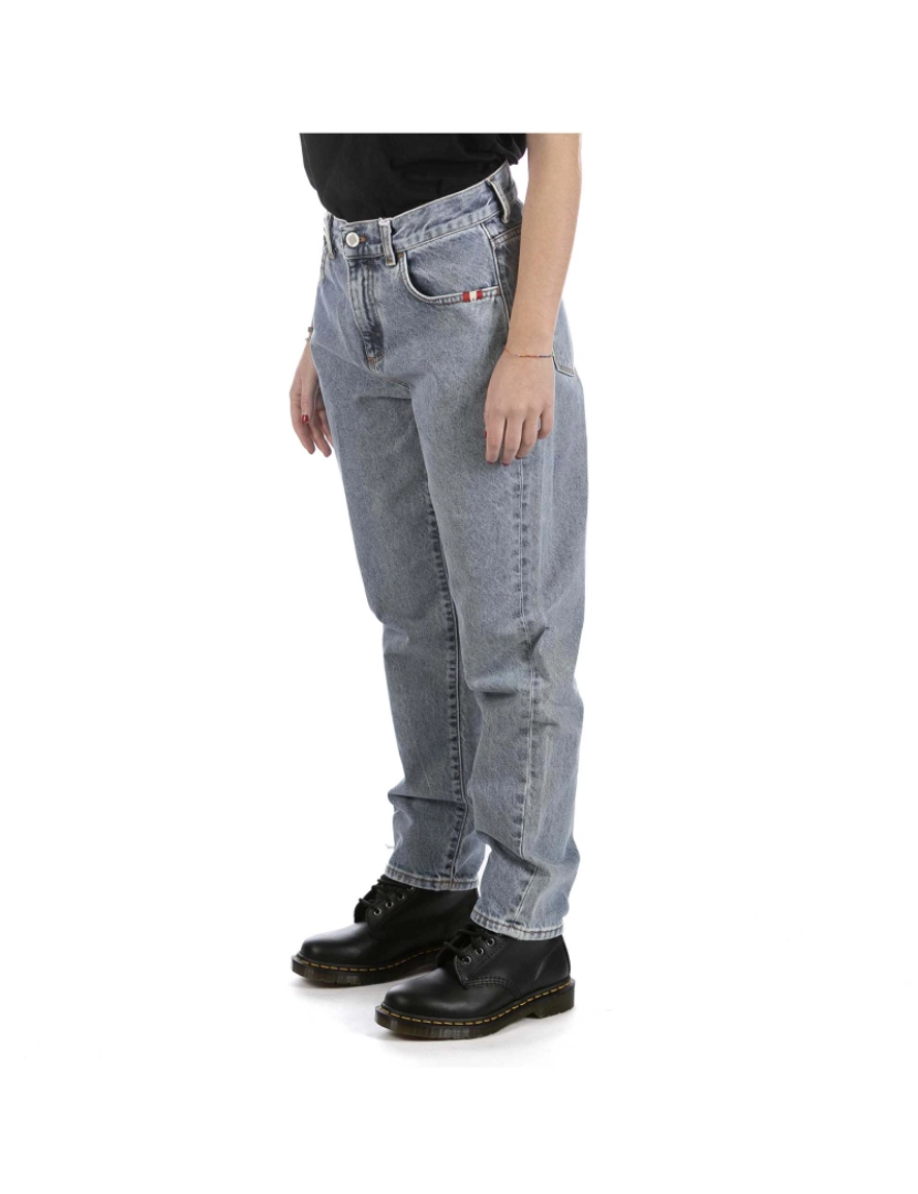 imagem de Calças Amish Lizzie Denim Real Stone Azul Claro2