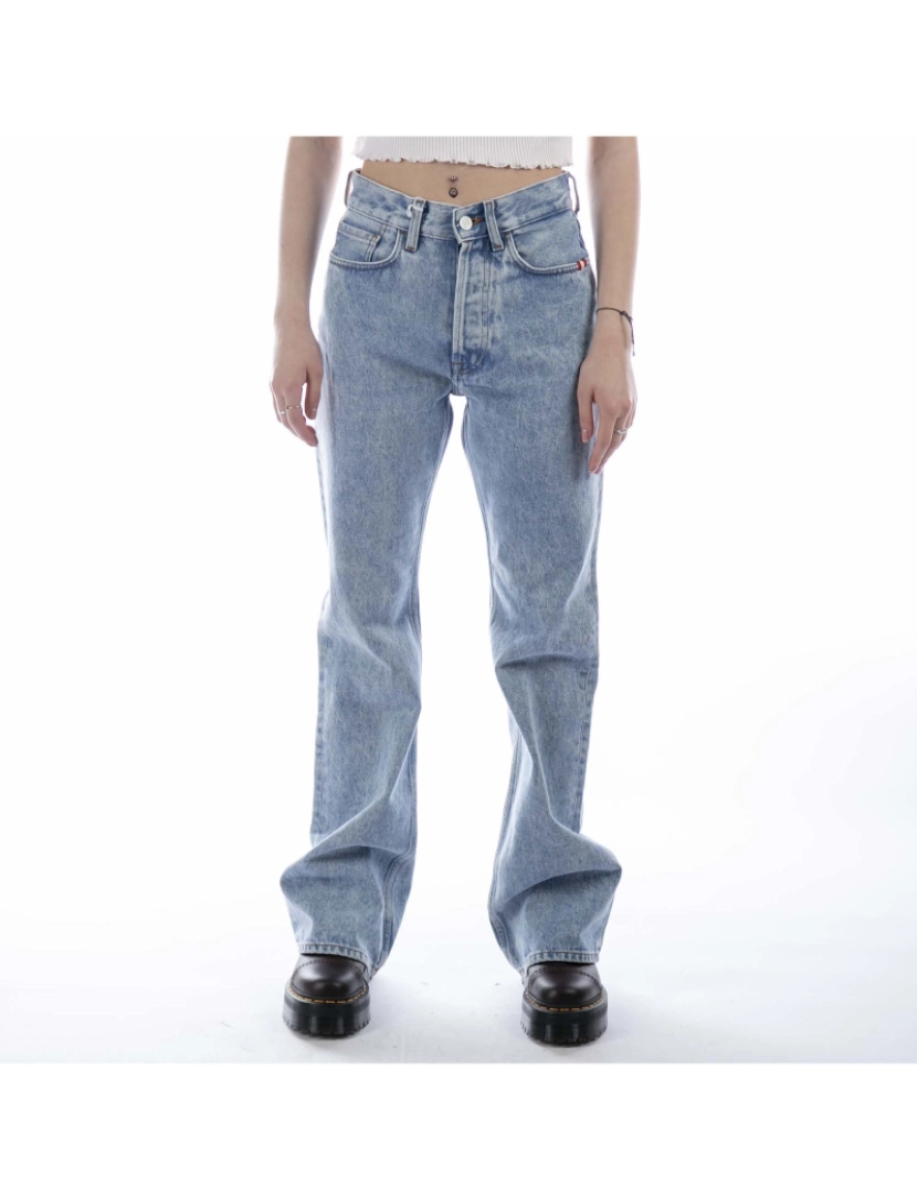 Amish - Jeans Amish Kendall Amish Denim Pedra Real Azul