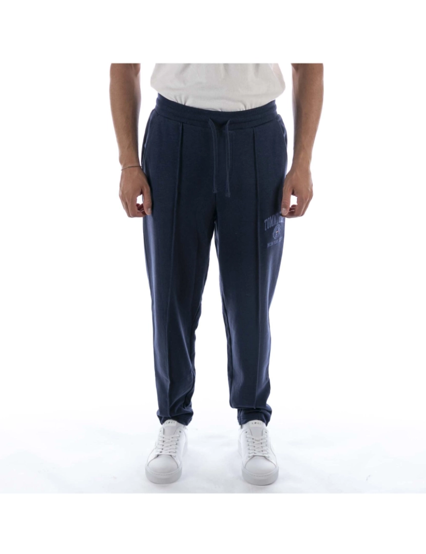 Tommy Hilfiger - Calça Tommy Jeans Tjm Collegiate Baxte Azul